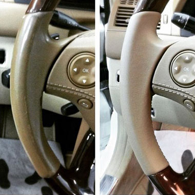 Leather wheel color matching