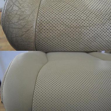 Door panel leather repair