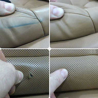 Seat wear restoration detail