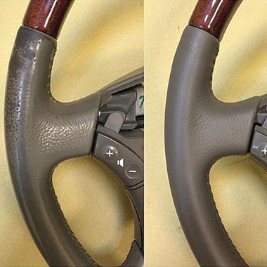 Steering wheel wear correction
