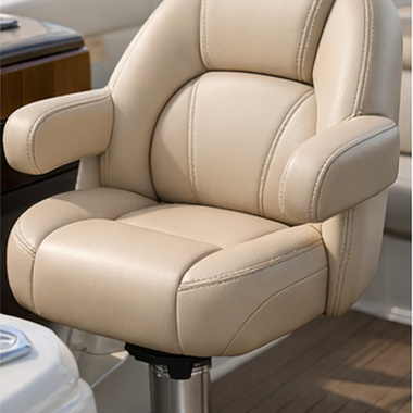 Marine captain chair upholstery